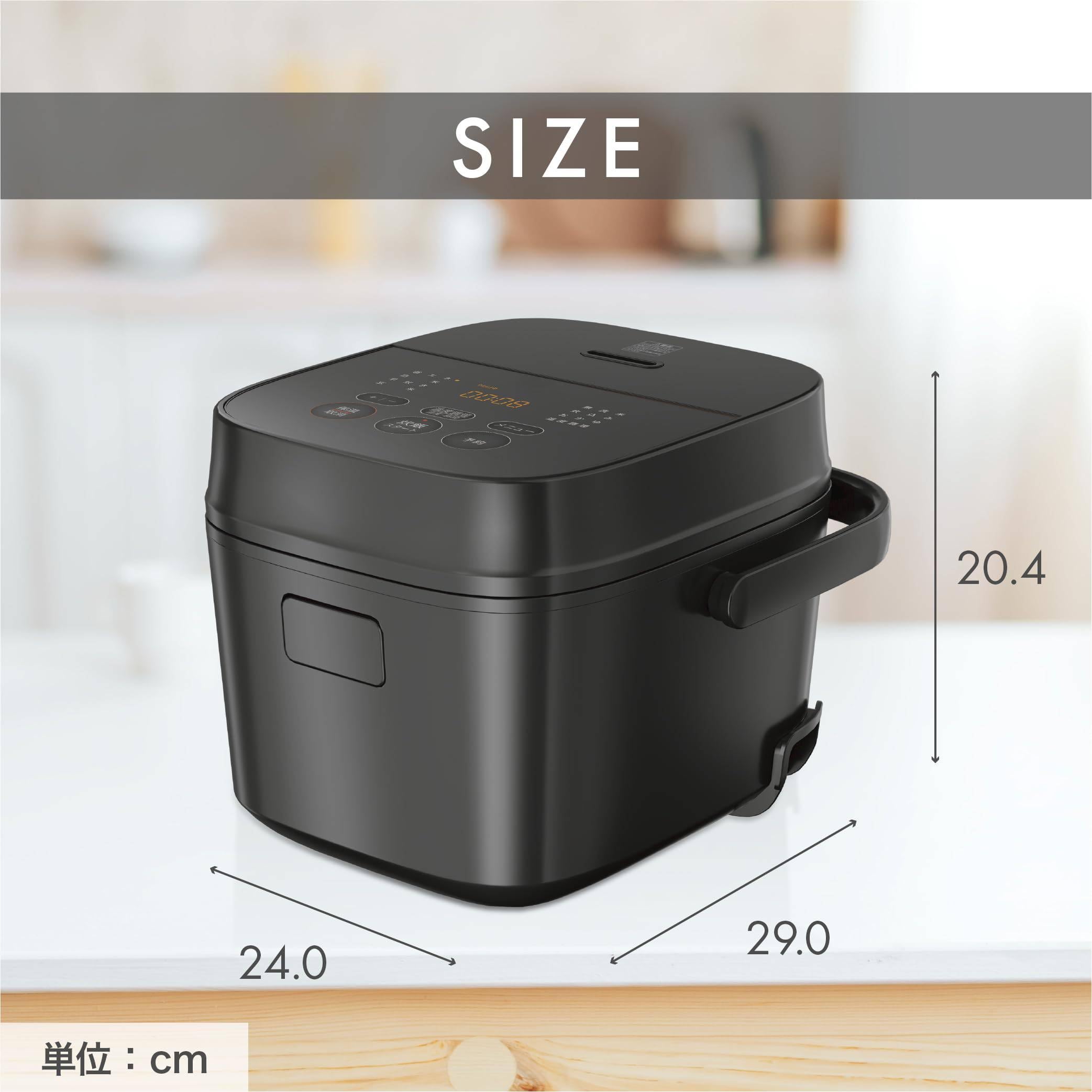 Amazon | 炊飯器 一人暮らし 3合 3種類炊き分け機能 マイコン式 低温